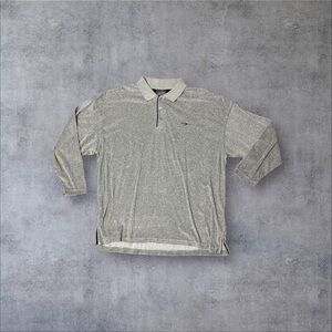 Gray Long Sleeve Fubu Polo